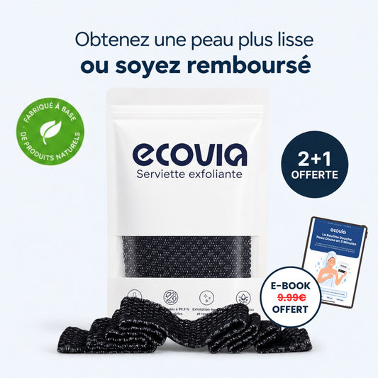 Serviette de douche exfoliante Ecovia