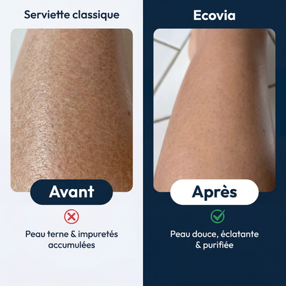 Serviette de douche exfoliante Ecovia